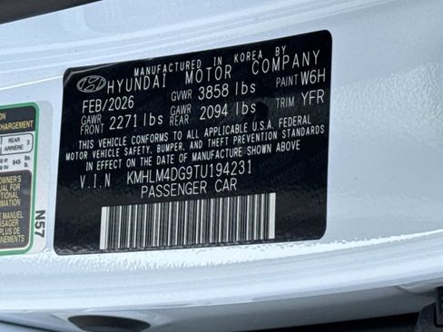 New 2026 Hyundai Elantra Sport FWD image 34