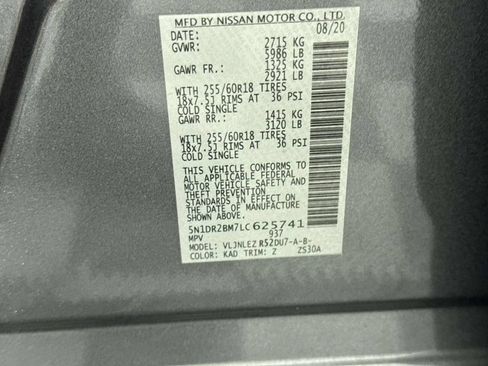 Used 2020 Nissan Pathfinder SV w/ Rock Creek Edition AWD/4WD image 16