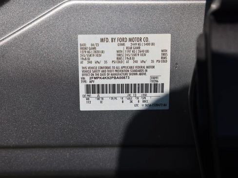 Certified 2023 Ford Edge Titanium w/ Equipment Group 301A AWD/4WD image 41