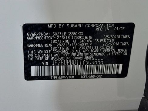 Used 2026 Subaru Outback Premium AWD/4WD image 43