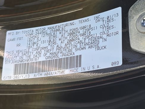 Used 2013 Toyota Tacoma PreRunner w/ Limited Pkg image 34