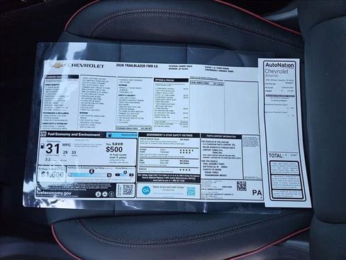 New 2026 Chevrolet TrailBlazer LS w/ LS Convenience Package image 17