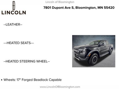 Used 2025 Ford Ranger Raptor AWD/4WD image 5