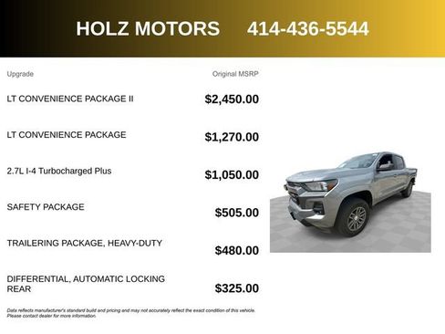 Certified 2023 Chevrolet Colorado LT w/ LT Convenience Package II AWD/4WD image 5