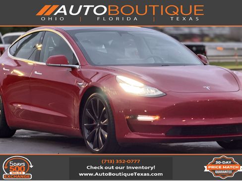 Used 2020 Tesla Model 3 Performance AWD/4WD image 1