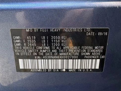 Used 2017 Subaru Legacy 2.5i Limited image 31