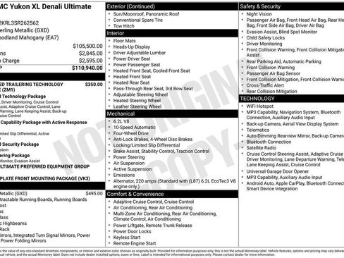 Used 2025 GMC Yukon XL Denali Ultimate AWD/4WD image 7