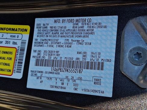 Used 2019 Ford Mustang Shelby GT350R w/ GT350R Equipment Group 920A image 27