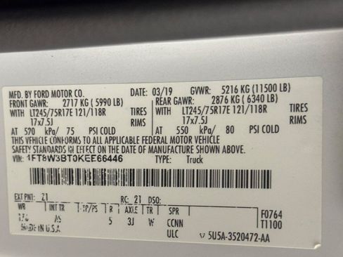 Used 2019 Ford F350 XL w/ Power Equipment Group AWD/4WD image 17