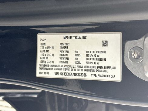 Used 2022 Tesla Model 3 RWD image 12