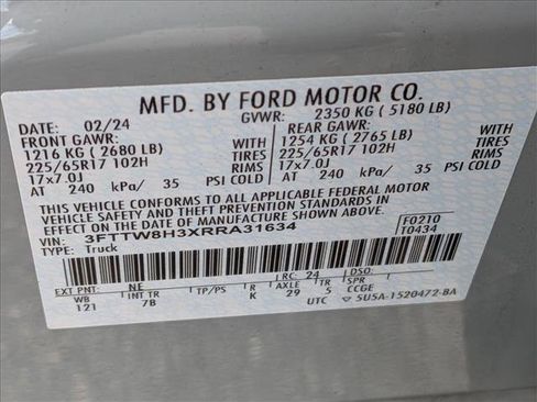 Used 2024 Ford Maverick XLT FWD image 22