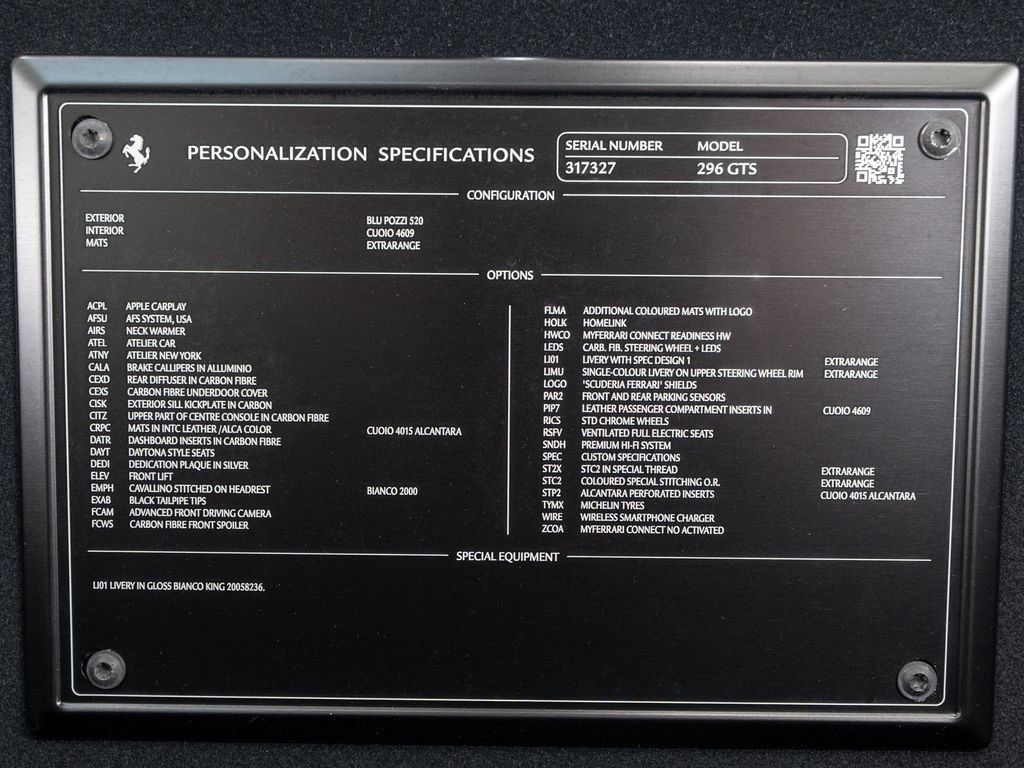 Certified 2025 Ferrari 296 GTS RWD image 39