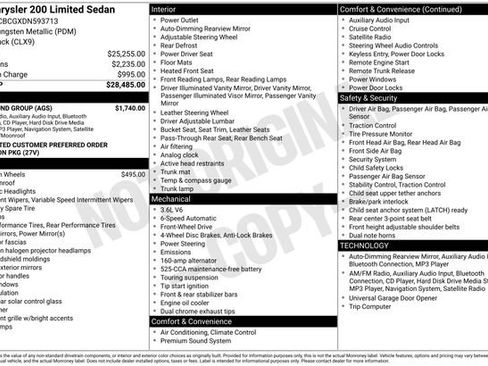 Used 2013 Chrysler 200 Limited w/ Sun/Sound Group image 6