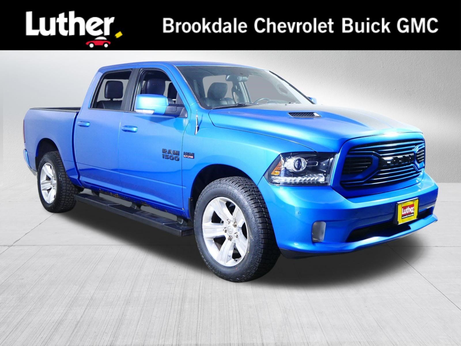Used 2018 RAM 1500 Sport w/ Hydro Blue Sport Package AWD/4WD image 1