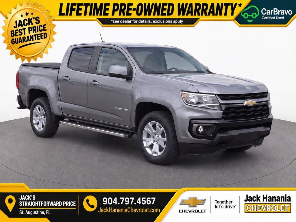 Certified 2021 Chevrolet Colorado LT w/ Safety Package AWD/4WD image 1