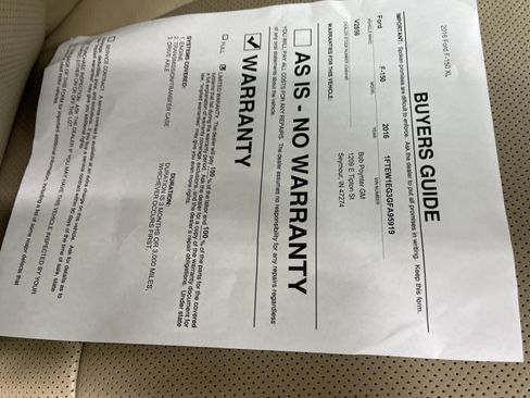 Used 2016 Ford F150 Lariat w/ Equipment Group 502A Luxury AWD/4WD image 26