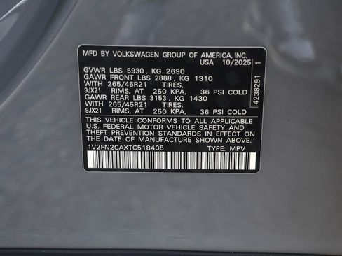 New 2026 Volkswagen Atlas SEL Premium R-Line image 47