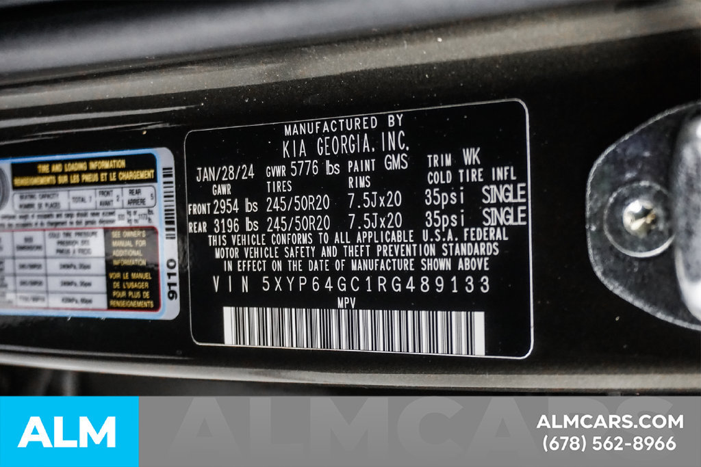 Used 2024 Kia Telluride S w/ S Sunroof Package FWD image 59