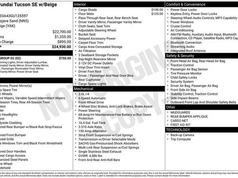 Used 2016 Hyundai Tucson SE w/ Option Group 02 FWD image 26