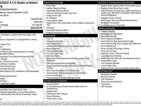 Used 2024 MAZDA MAZDA3 s image 17