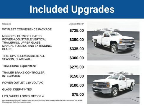 Used 2018 Chevrolet Silverado 2500 W/T w/ WT Fleet Convenience Package image 5