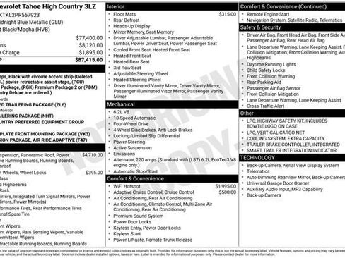 Used 2023 Chevrolet Tahoe High Country image 33