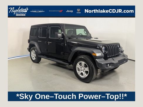 Used 2022 Jeep Wrangler Unlimited Sport w/ Sun And Sound Package AWD/4WD image 1