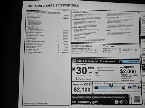 New 2026 MINI Cooper S image 39