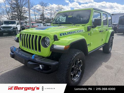 Used 2021 Jeep Wrangler Unlimited Rubicon 4xe w/ Steel Bumper Group AWD/4WD image 1
