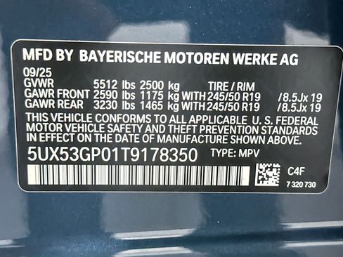 Used 2026 BMW X3 xDrive30i w/ Convenience Package AWD/4WD image 27