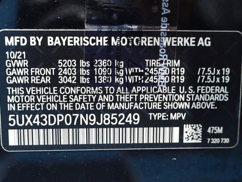 Used 2022 BMW X3 sDrive30i RWD image 17