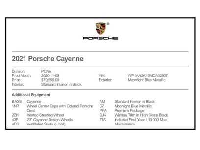 Used 2021 Porsche Cayenne