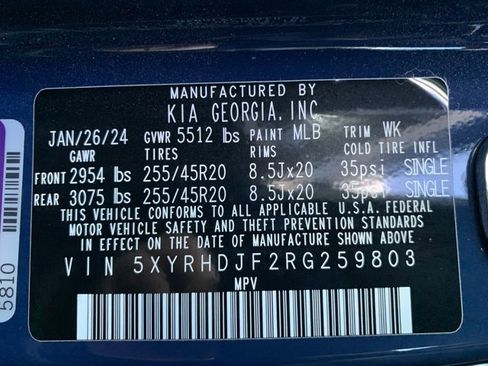 Used 2024 Kia Sorento X-Line EX image 53