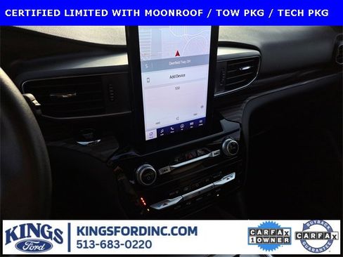 Certified 2023 Ford Explorer Limited w/ Limited Technology Package image 13