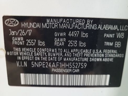 Used 2017 Hyundai Sonata SE FWD image 33