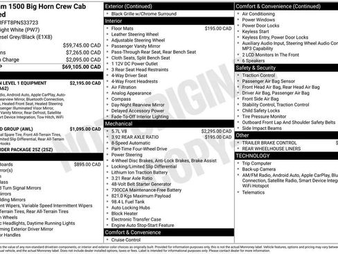 Used 2023 RAM 1500 Big Horn AWD/4WD image 2