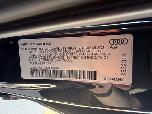 Used 2025 Audi A5 2.0T Premium Plus w/ Premium Plus AWD/4WD image 48