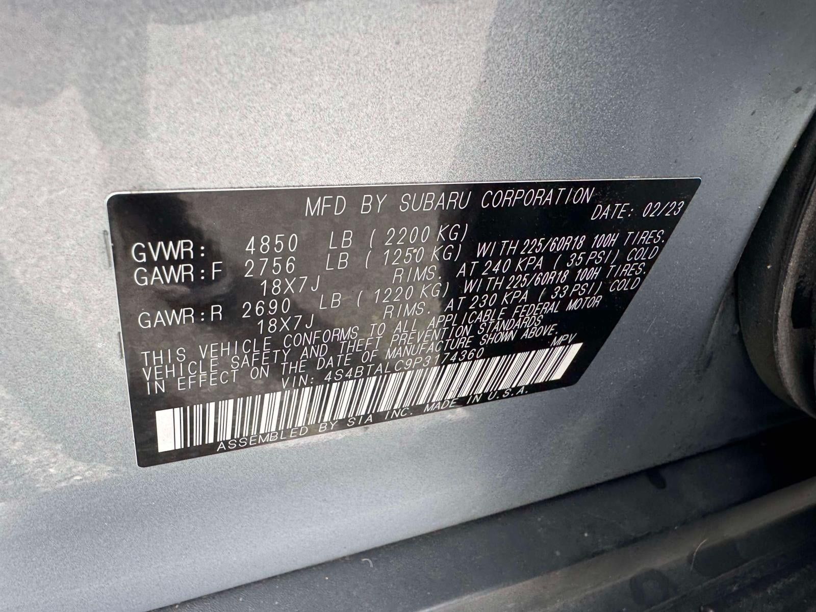 Certified 2023 Subaru Outback Onyx Edition AWD/4WD image 32