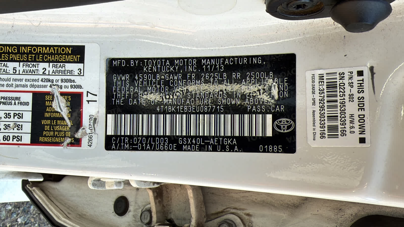 Used 2014 Toyota Avalon XLE FWD image 12