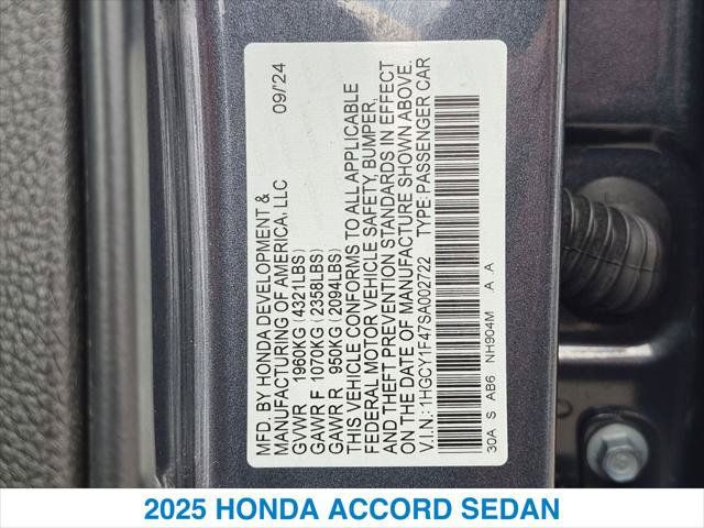 Used 2025 Honda Accord SE image 26