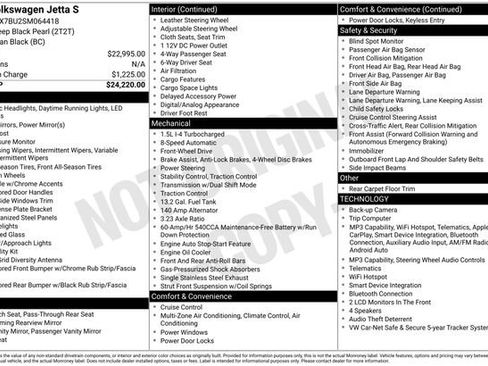 Certified 2025 Volkswagen Jetta S FWD image 9
