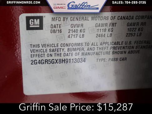 Certified 2017 Buick Regal Premium w/ Driver Confidence Package #1 FWD image 52