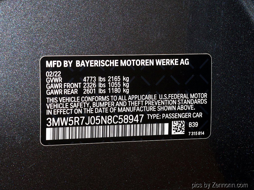 Certified 2022 BMW 330i xDrive Sedan AWD/4WD image 37