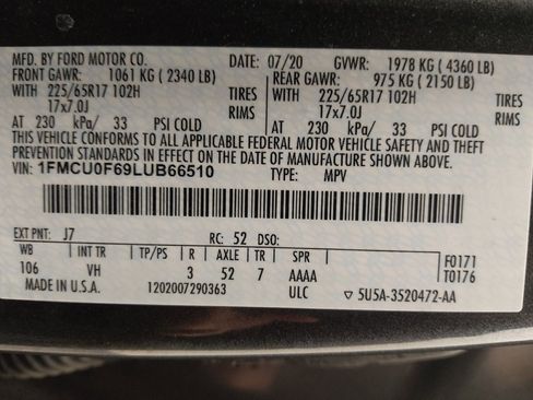 Used 2020 Ford Escape S image 33