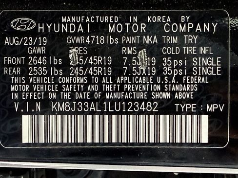 Used 2020 Hyundai Tucson Sport w/ Cargo Package FWD image 31