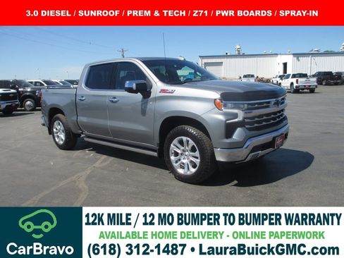 Used 2024 Chevrolet Silverado 1500 LTZ w/ LTZ Premium Package AWD/4WD image 1