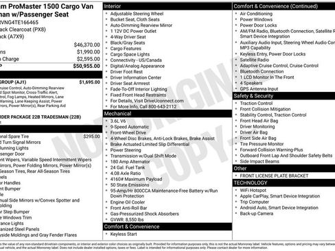 Used 2026 RAM ProMaster 1500 w/ Safety Group FWD image 39