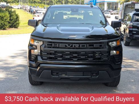 New 2026 Chevrolet Silverado 1500 Custom w/ Turbomax Blackout Package AWD/4WD image 3
