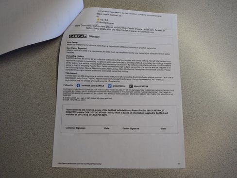 Used 1992 Chevrolet Corvette Coupe image 73