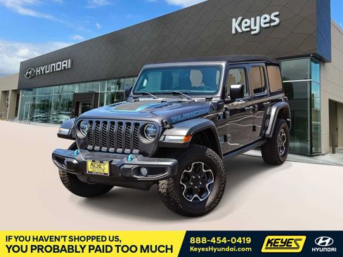 Used 2021 Jeep Wrangler Unlimited Rubicon 4xe AWD/4WD image 1